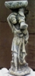 ландшафтная скульптура  Девочка с чашей